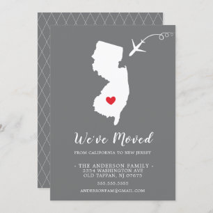 Moving Announcement   State NEW JERSEY