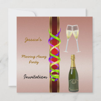 Moving Away Party  Invitation