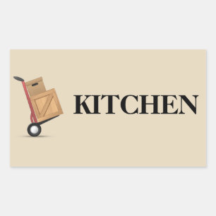 Moving Box Label - Kitchen