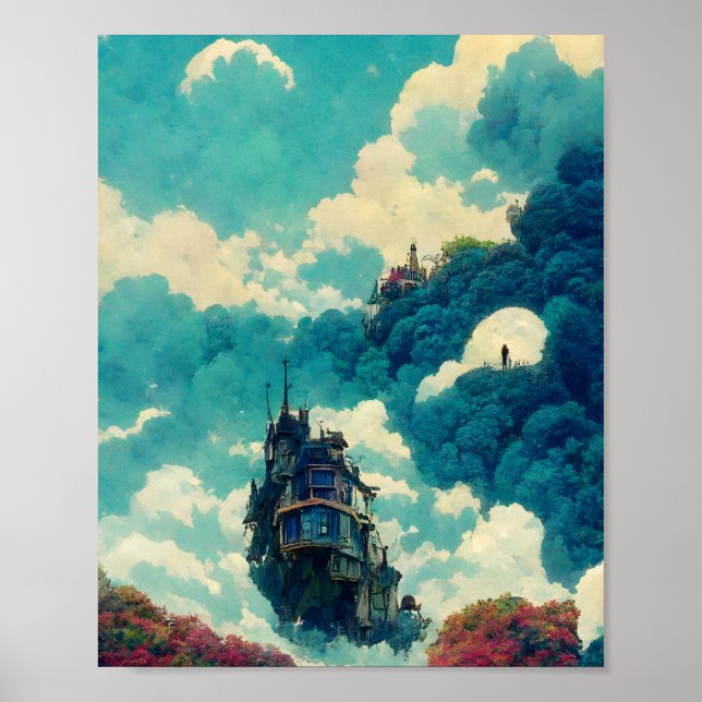 Moving Castle Poster (Front)