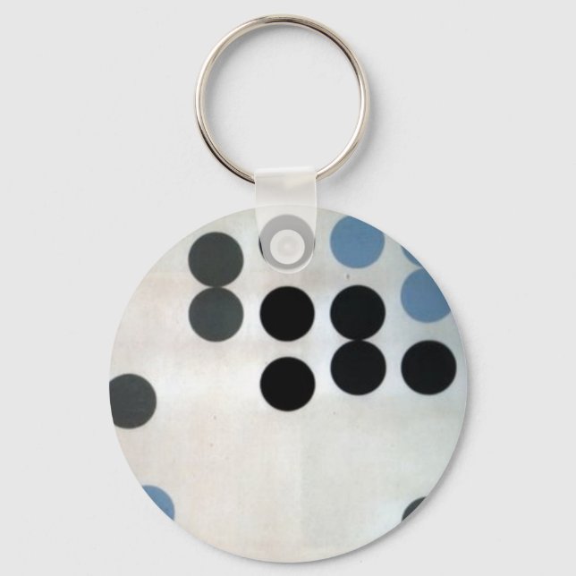 Moving Circles by Sophie Taeuber-Arp Key Ring (Front)