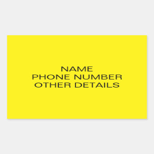 Moving College Storage Box Label