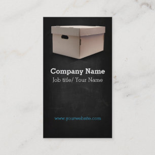 Moving company/Box/Boxes/Cardboard company Business Card