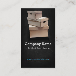 Moving company/Box/Boxes/Cardboard company Business Card