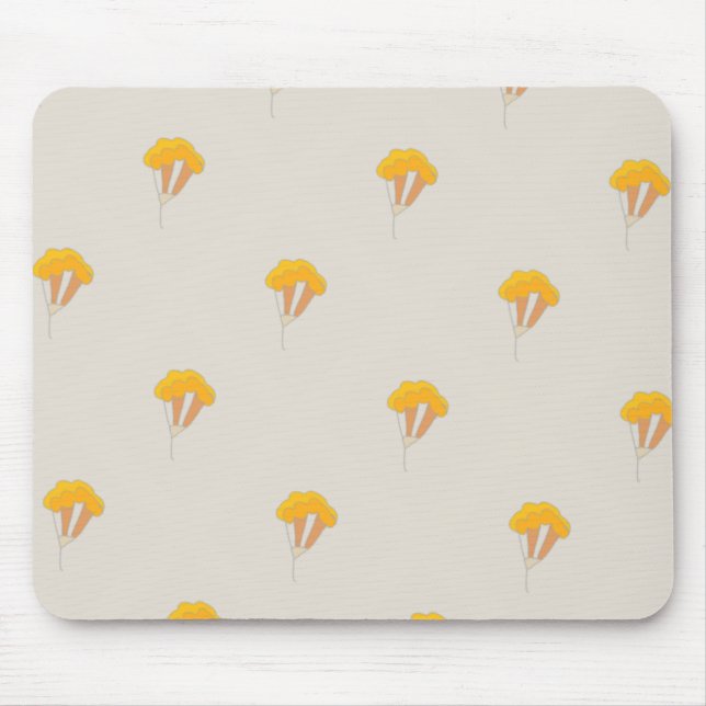 Moving flowers  mouse pad (Front)
