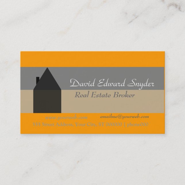 Moving House  Housing Business Card (Front)