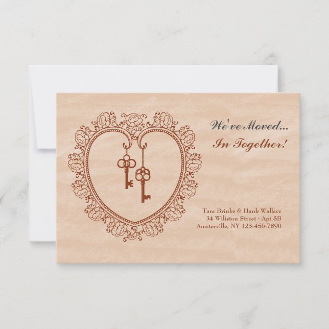 Moving In Together Announcement (Front)