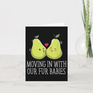 Moving In With Our Fur Babies Wedding Honeymoon _1 Card