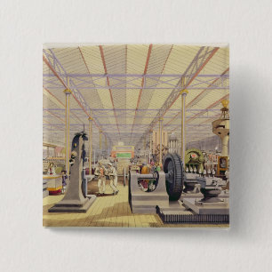 Moving Machinery, plate 49 from 'Dickinsons' Compr 15 Cm Square Badge