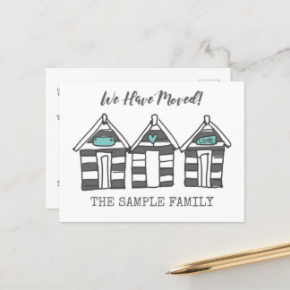 Moving New Address Postcard, Home Buyer Seller Postcard