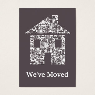 Moving Out Change of Address Notification Cards