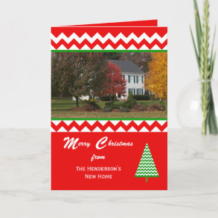 Moving Photo Change of Address Christmas Card