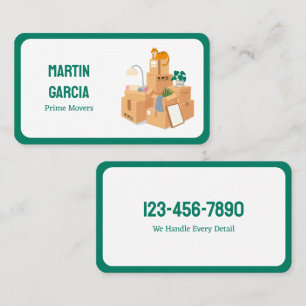 Moving Relocation Business Card