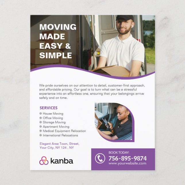 Moving Services Custom Flyer (Front)