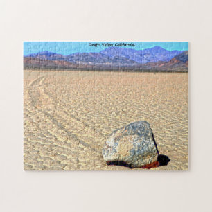 Moving Stones Death Valley California. Jigsaw Puzz Puzzle