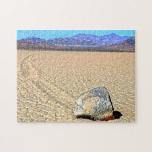 Moving Stones Death Valley California. Jigsaw Puzzle