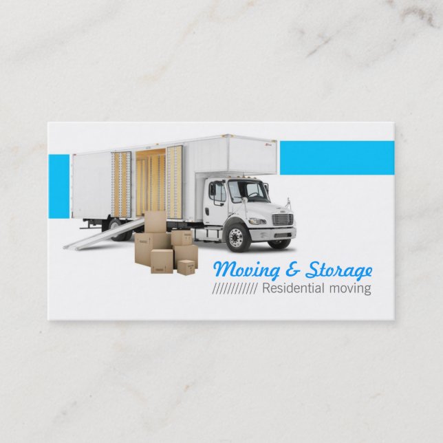 Moving & Storage Business Card (Front)