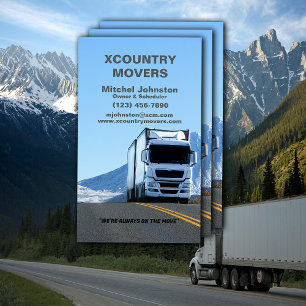 Moving & Storage Company Business Card