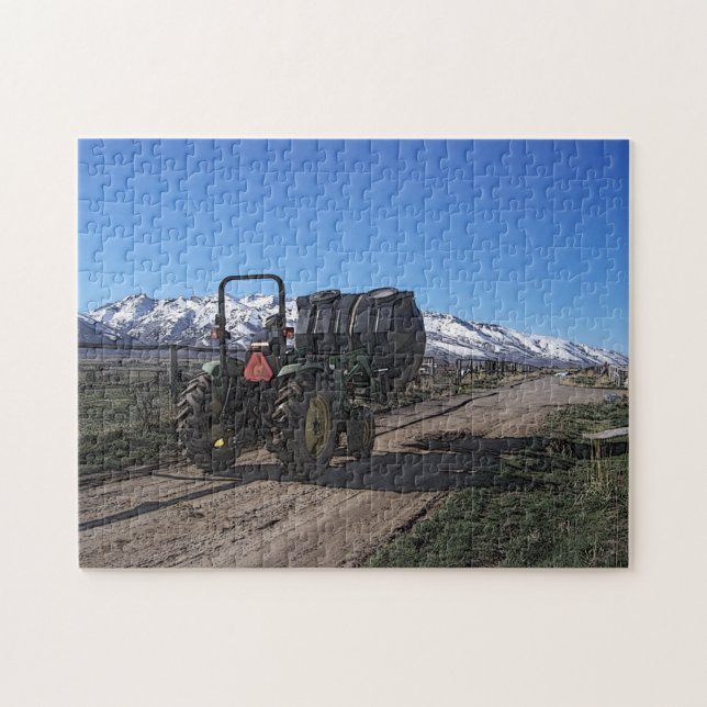 Moving the Hay Jigsaw Puzzle (Horizontal)