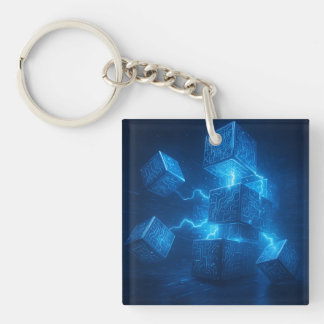 Moving through Technology Key Ring
