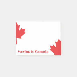 Moving to Canada Post-it Notes