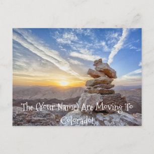 Moving To Colorado Change Of Address Postcard