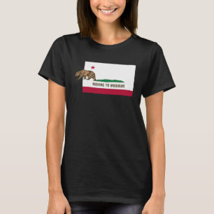Moving To Missouri Leaving California Designed T-Shirt