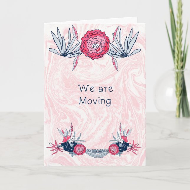 Moving to New City Card and Announcement (Front)