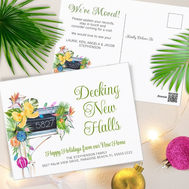 Moving Tropical Botanical Floral Holiday Greeting (Creator Uploaded)
