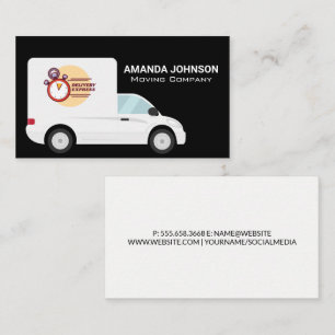 Moving Truck Delivery Service Truck Business Card