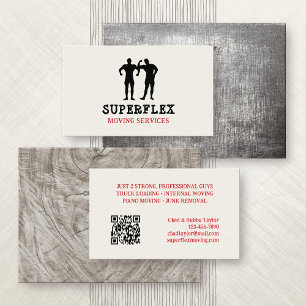 Moving Two Guys Odd Jobs Business Card