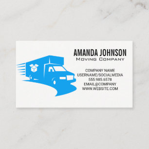 Moving Van Truck Service Business Card