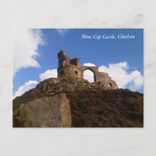 Mow Cop Castle, Cheshire Postcard