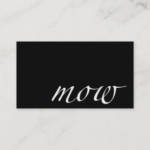 Mow: Landscaping Business Card