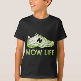 Mow Life Grass Cutting Lawn Mowing Dad Life T-Shirt