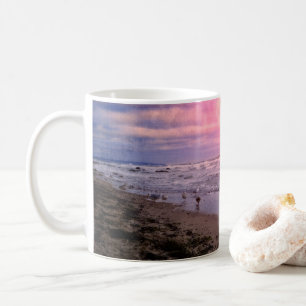 Möwen am Meer beim Sonnenuntergang Coffee Mug