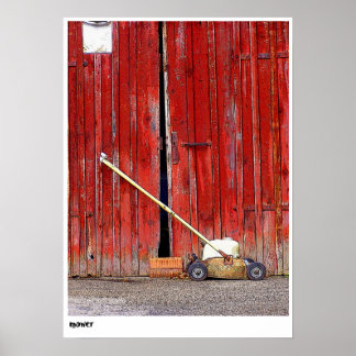 mower poster
