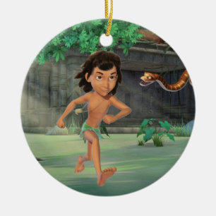 Mowgli 3 ceramic ornament
