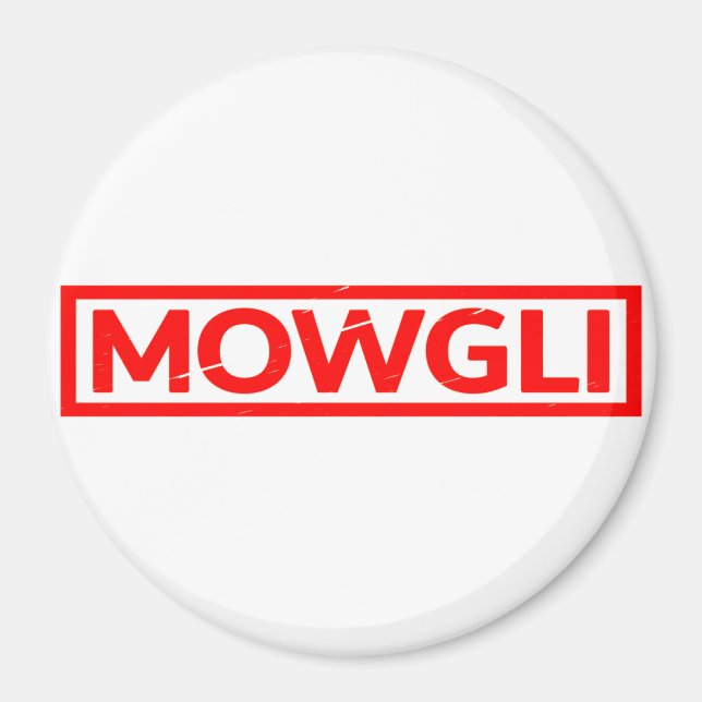 Mowgli Stamp Magnet (Front)