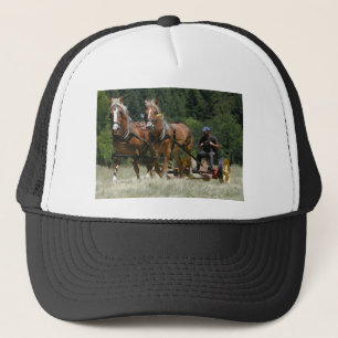 Mowing Hay Trucker Hat