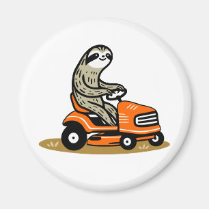 Mowing Sloth  Magnet