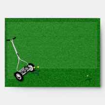 Mowing the Lawn [A7 Greeting Card Envelope]