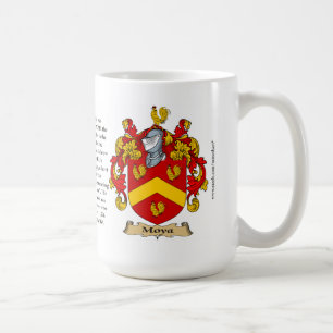 Moya Family Coat of Arms Coffee Mug