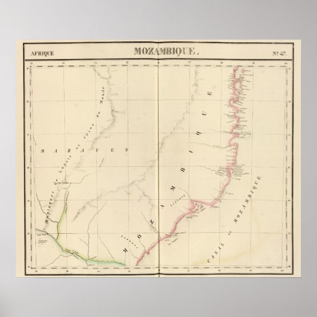 Mozambique Africa 47 Poster (Front)