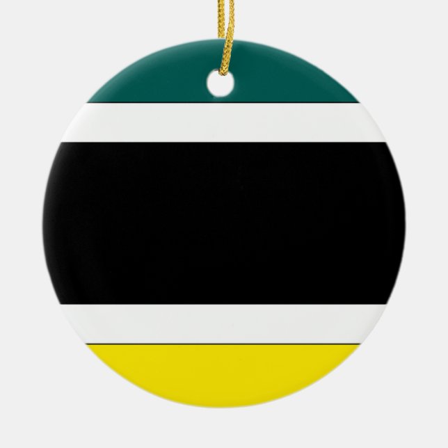 Mozambique Ceramic Ornament (Front)