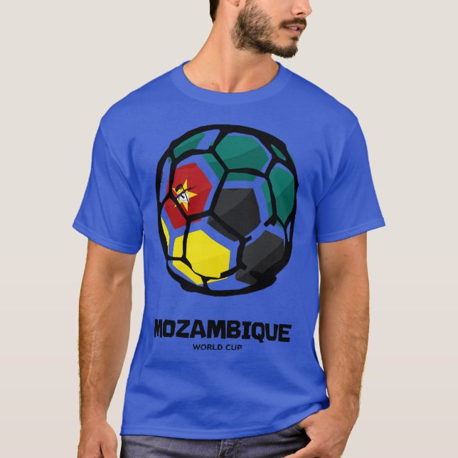 Mozambique Country Flag T-Shirt (Front)