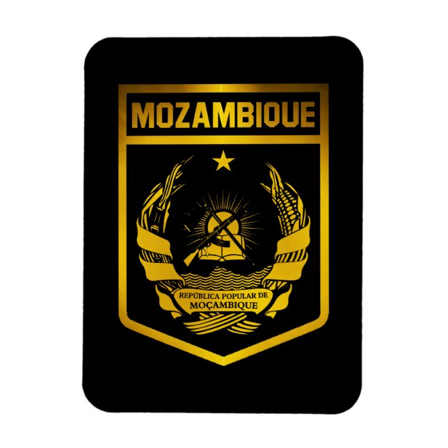 Mozambique Emblem Magnet (Vertical)