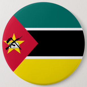 Mozambique Flag 6 Cm Round Badge