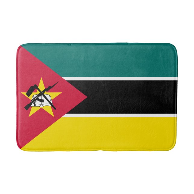 Mozambique Flag Bath Mat (Front)