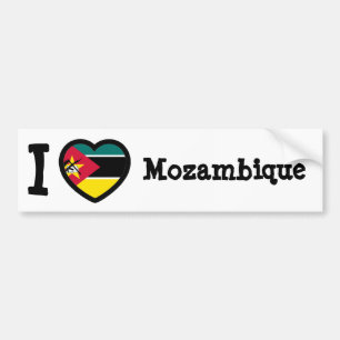 Mozambique Flag Bumper Sticker